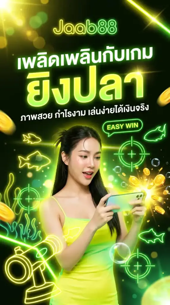 เพลิดเพลินกับเกม ยิงปลา ภาพสวย กำไรงาม เล่นง่ายได้เงินจริง